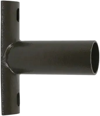 Side Mounted Round Pole Bracket | Bronze