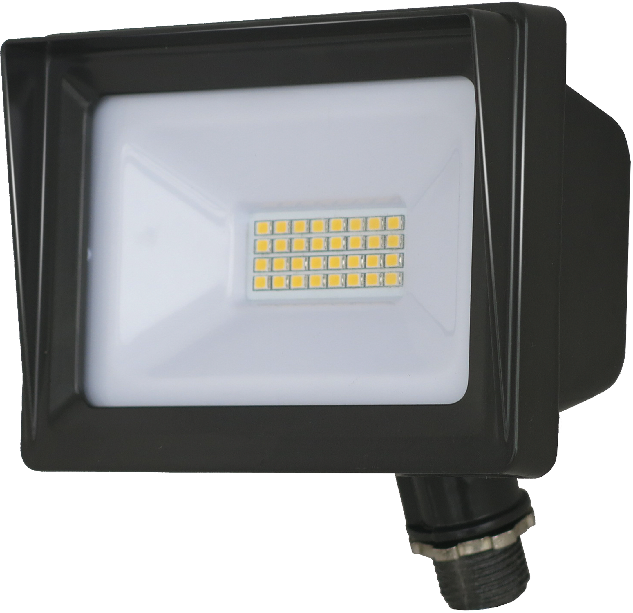 24W LED Flood Light – 2,200 Lumens, 4000K CCT, Knuckle Mount | LumaView