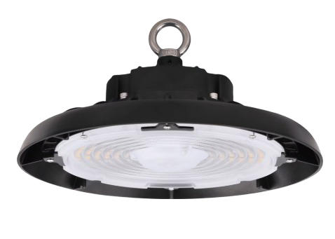BAYE3 Adjustable 150/130/100W Dimmable Round High Bay Light (Black) | 22,500 Lumens | 3500K/4000K/5000K CCT