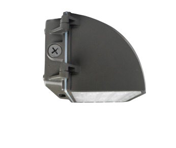 Adjustable 70/60/45W Full Cutoff Wall Pack with Photocell | Bronze