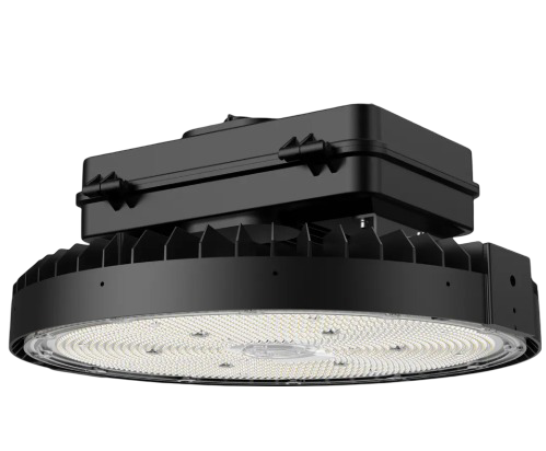 Adjustable 800/750/700W Sports Light & High Bay with 30° Beam (Black) | 144,000 Lumens | 5000K CCT / 120-277V