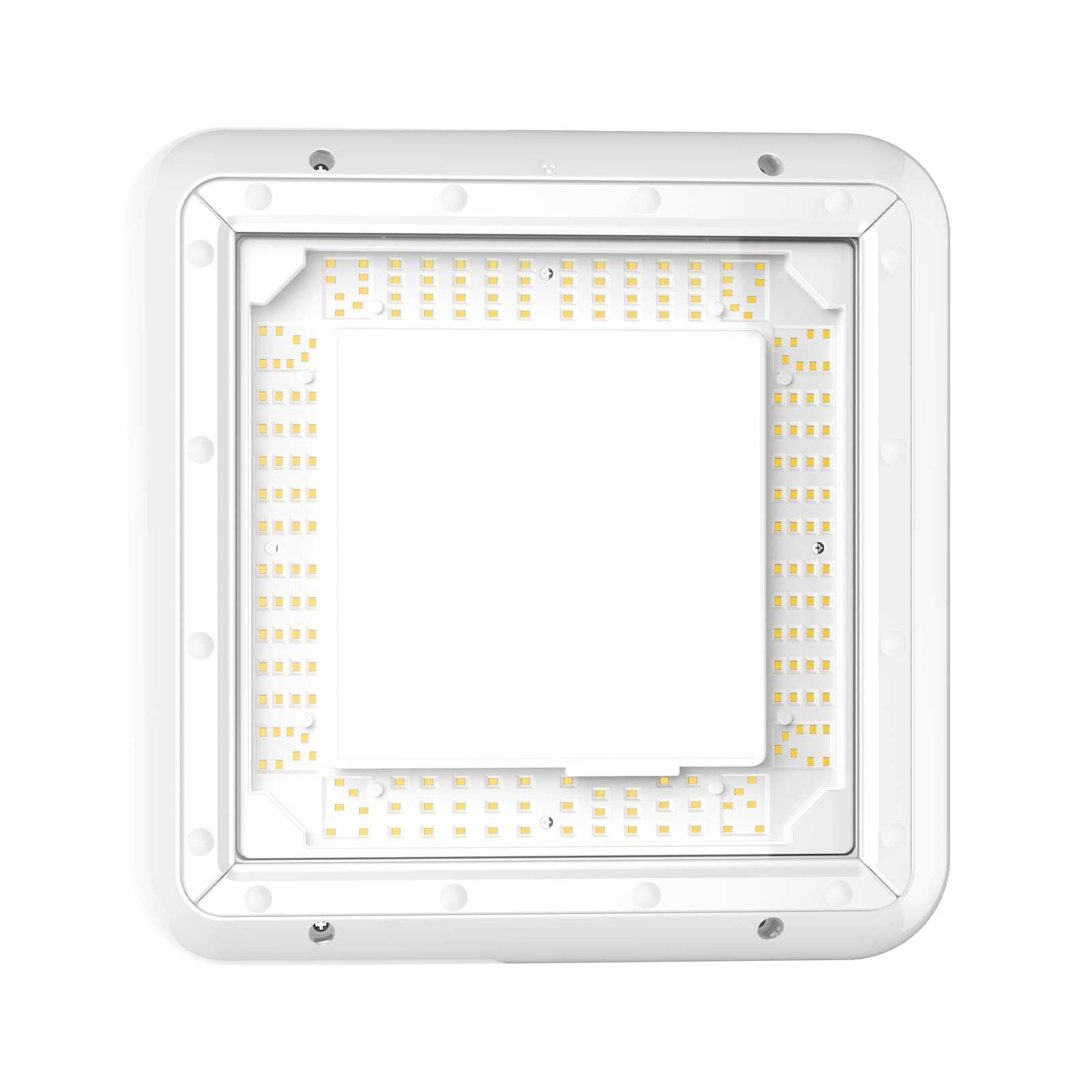 200W LED Canopy Light – 30,000 Lumens, 5000K, 120-277V, Surface Mount w/ Junction Box | LumaView LV-CP2