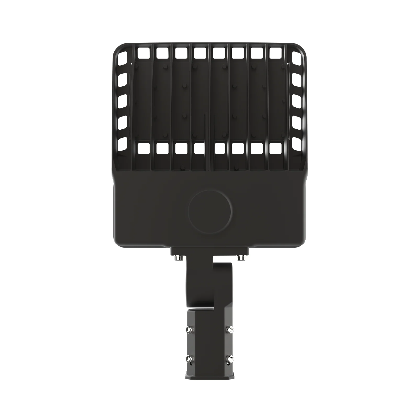 LV-AL Series LED Area Light w/ Square and Round Direct Mount | 100-200W Selectable | Bronze