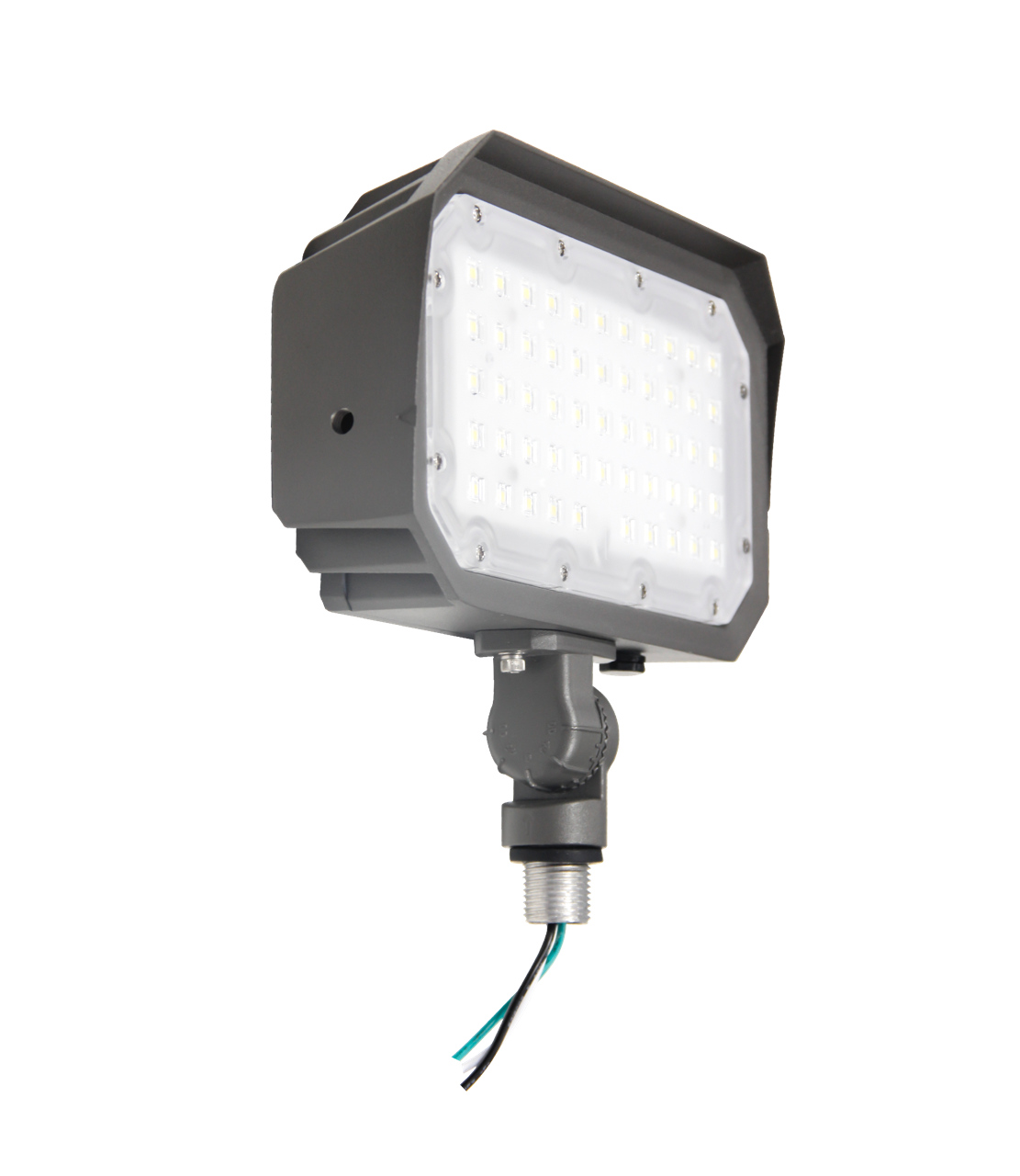 LV-F Series LED Flood Light w/ Knuckle Mount | 31W-54W Selectable | Bronze