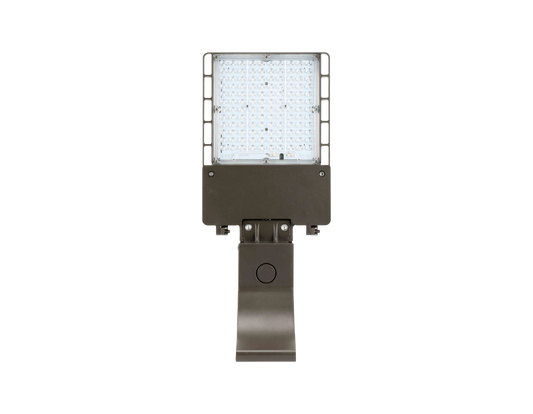 Slim LED Outdoor Area Light (Bronze) (120-277V) - 40 Watt - 5,500 Lumens (5000K CCT) - Knuckle Mount Included