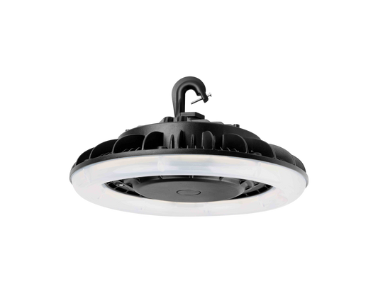 UFO Style LED High Bay Luminaire (Black) (120-277V) - 140 Watt - 17,500 Lumens (5000K CCT)