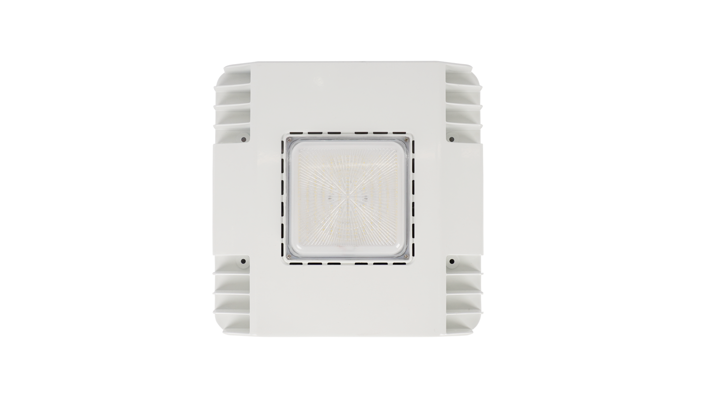 JDS-V Series Adjustable Wattage (86W/64W/43W) LED Petroleum Canopy Light | 3000K/4000K/5000K CCT Selectable