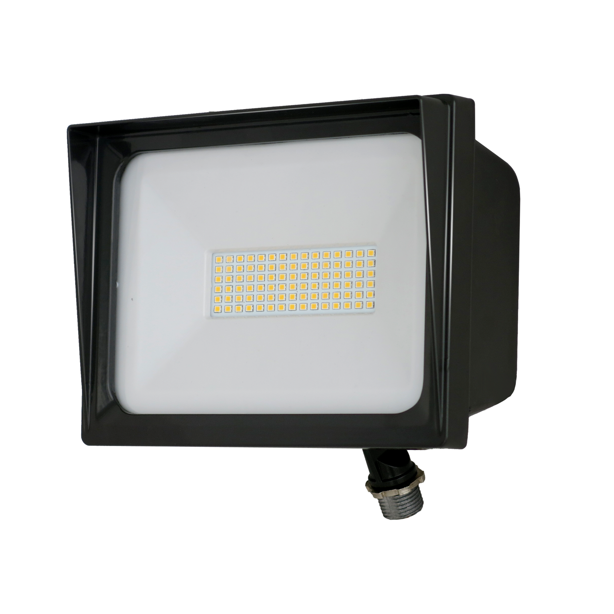 72W LED Flood Light – 6,200 Lumens, 4000K CCT, Knuckle Mount | LumaView