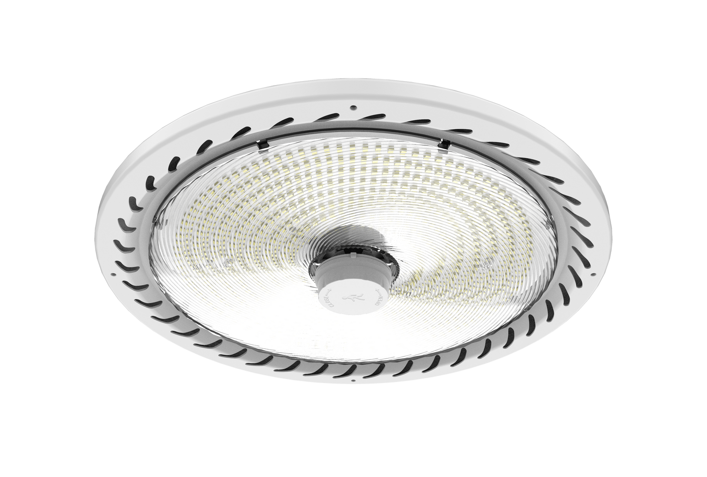 HBR-G2 Series 130W LED Round High Bay - Z10 Sensor Ready | CCT Selectable / 90° Beam / 120-277V