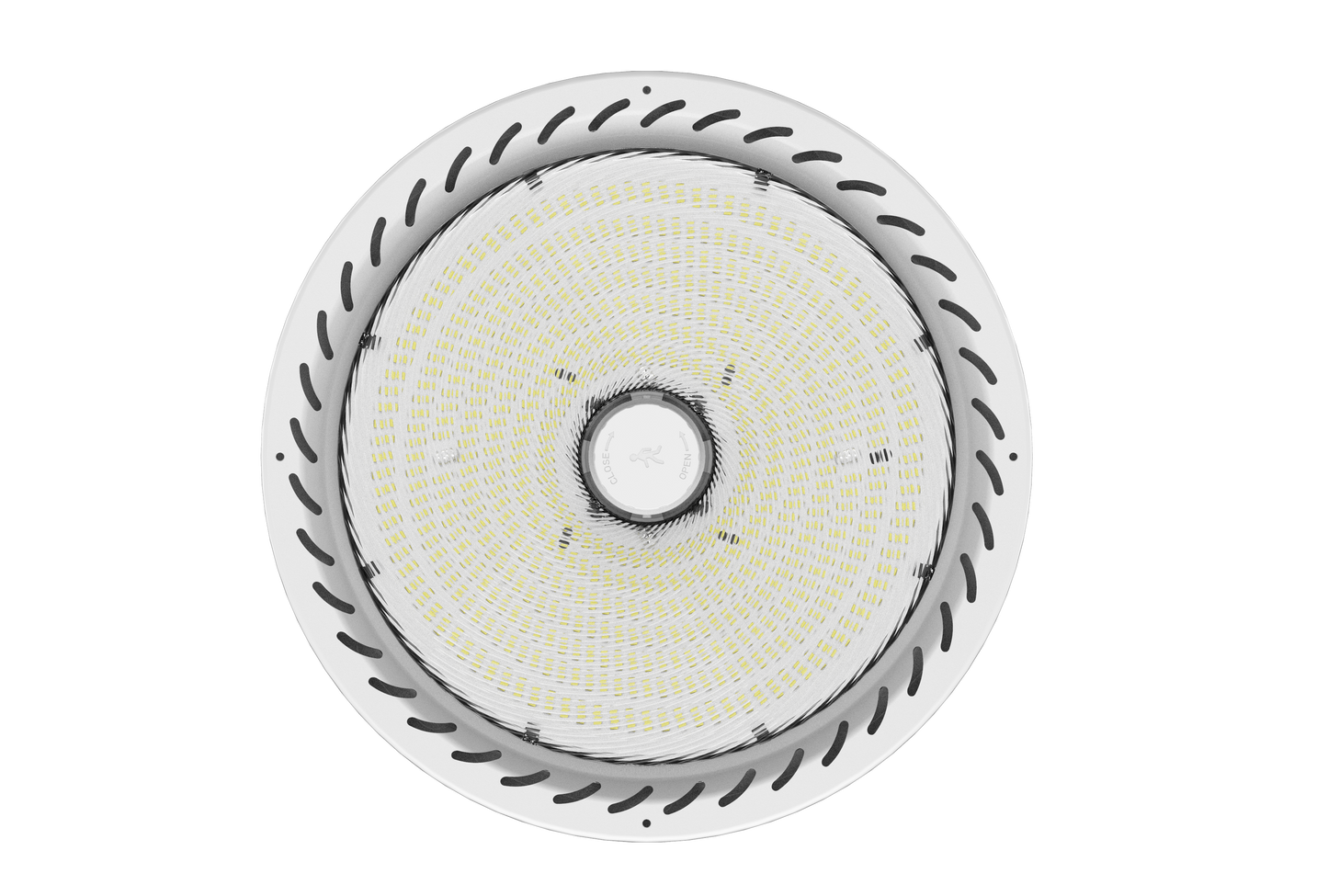 HBR-G2 Series 130W LED Round High Bay - Z10 Sensor Ready | CCT Selectable / 90° Beam / 120-277V