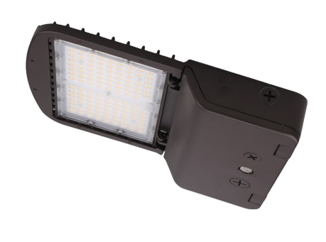 AAL1 Adjustable 100/80/60W Dimmable Area Light with Type 3 Lens (Bronze) | 14,000 Lumens | 5000K CCT