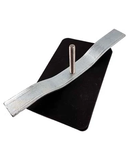 3"x5" Rectangle Steel Hand Hole Cover with Gasket for Light Poles – Bronze | LV-HHC-R35