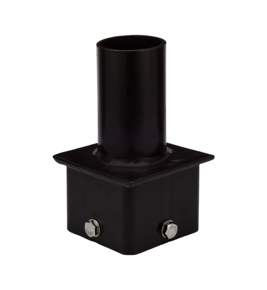 Single Tenon Adapter For 4" Square Light Pole (Bronze) - T301