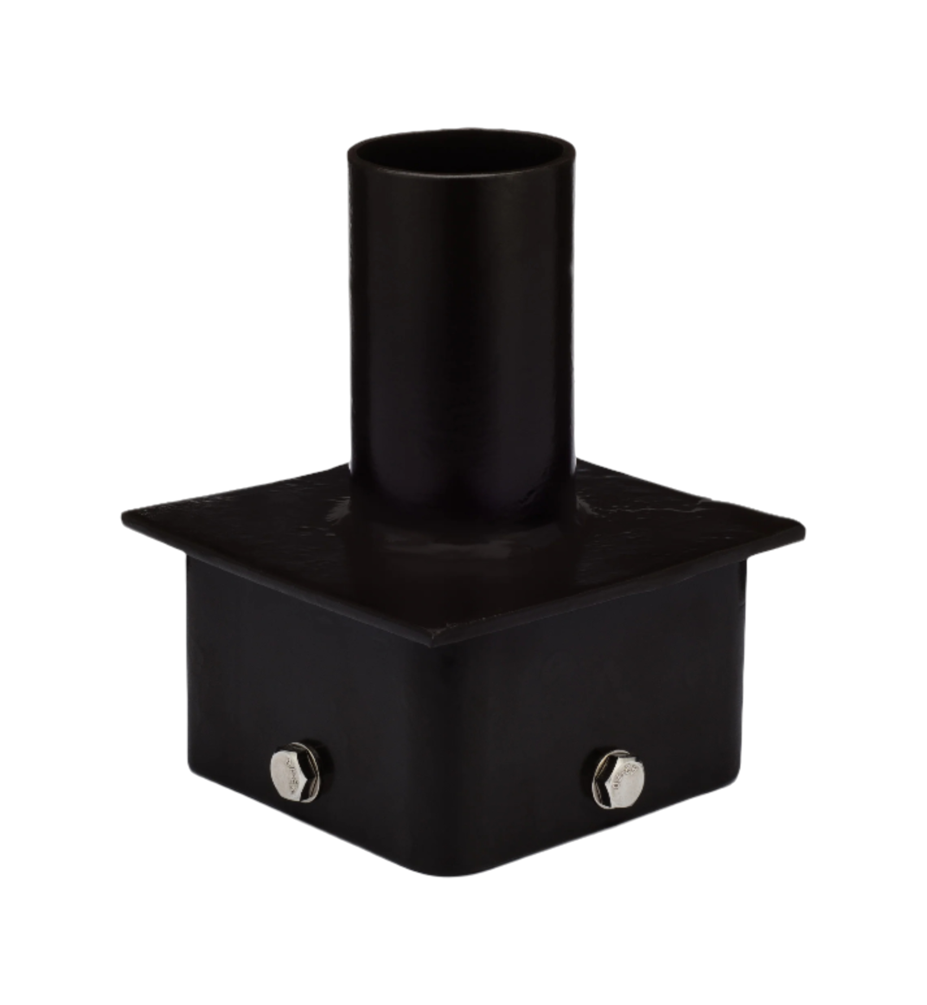 Single Tenon Adapter For 5" Square Light Pole | Bronze