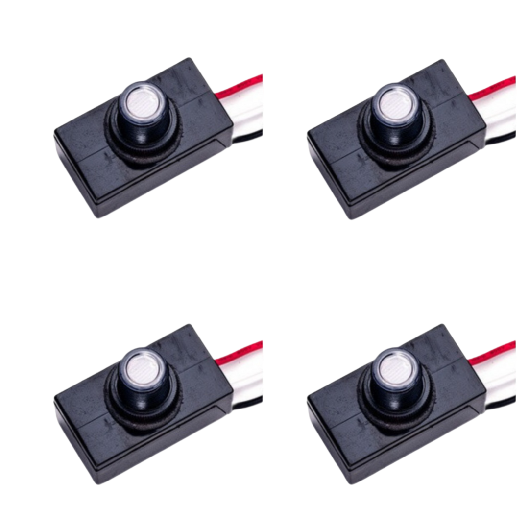 120V/220VAC Thermal Button Photo Control Photocell (4-Pack)