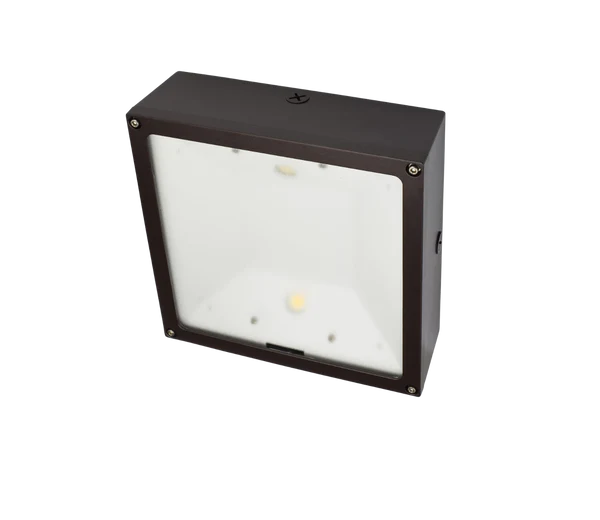 CL Series 40W Glass Lens LED Surface Mount Canopy Luminaire (Bronze) | 4,964 Lumens | 5000K CCT