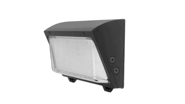 JPACK Series 40W Forward Throw LED Wall Pack Luminaire with Glass Lens (Bronze) | 120-277V / 5000K CCT / 5,084 Lumens